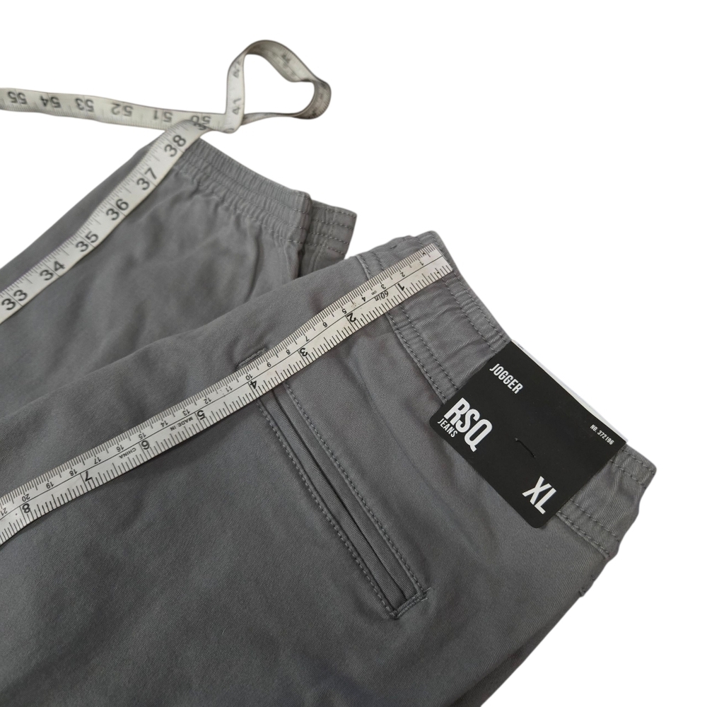 RSQ Gray Jogger Pants XL Quiksilver Mens Joggers Pants XL Gray Tapered Leg